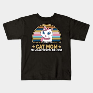 Cat Mom Kids T-Shirt